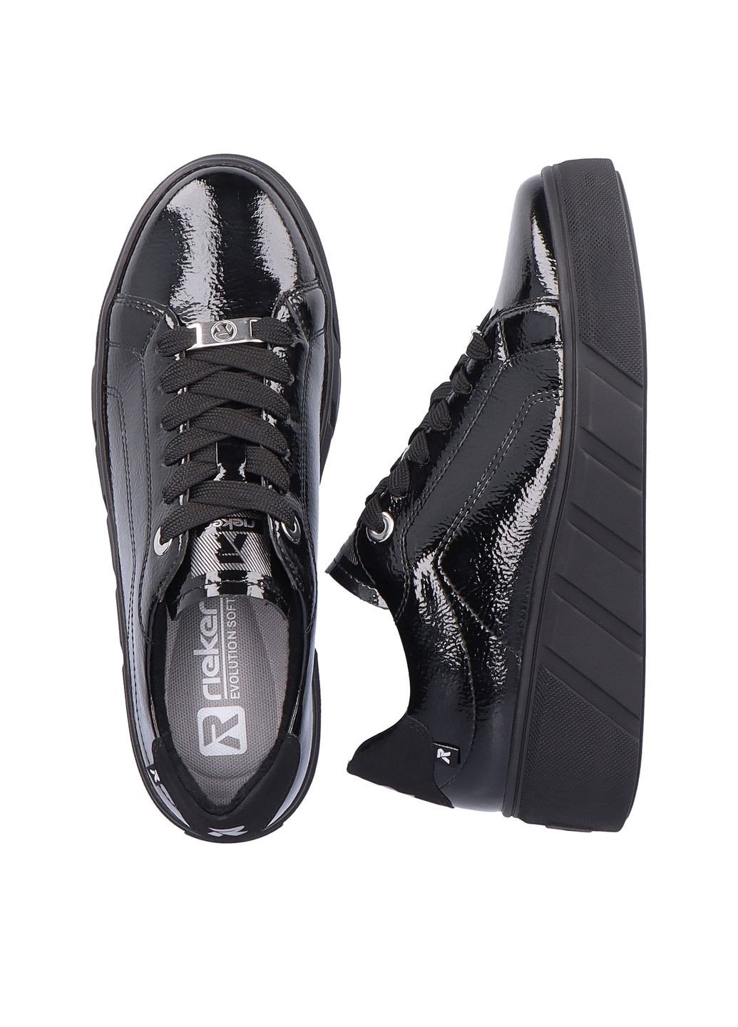 Rieker Демисезонные повседневные туфли черный з, германия — демисезон (298796705)