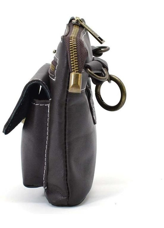 Сумка планшет через плечо из натуральной кожи мужская для документов и для телефона маленькая Коричневый 40129 TARWA (361348742)