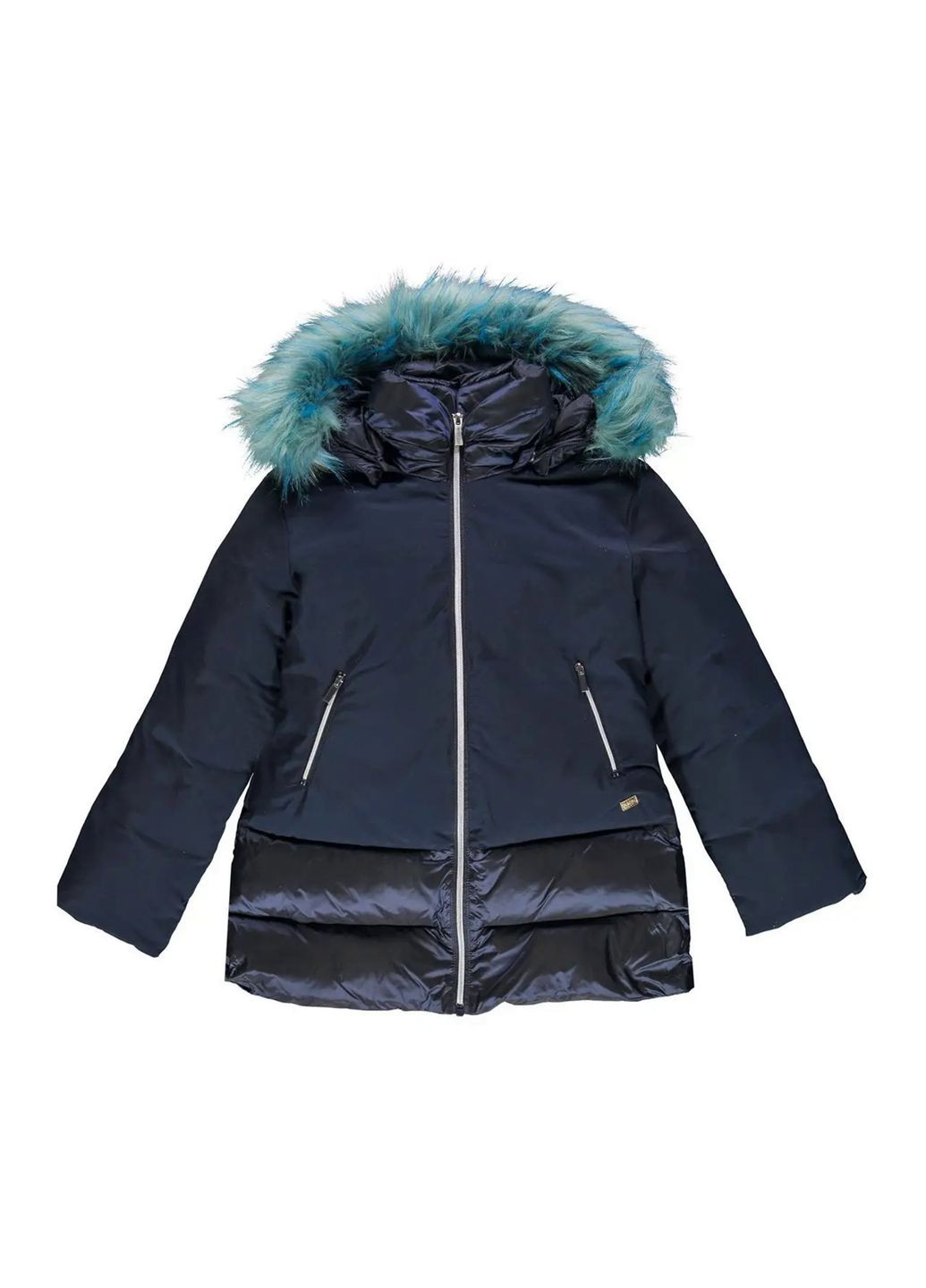 Синяя демисезонная куртка демисезонная для девочки 193miaa004-286 синяя 140 MEK