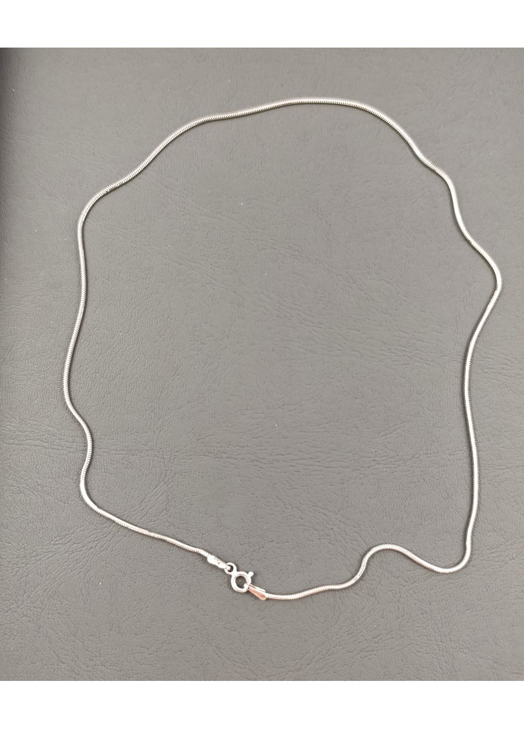 Срібний ланцюжок "Снейк м'який" 40 см ЦСНС-40 No Brand Ланцюжок (359472243)