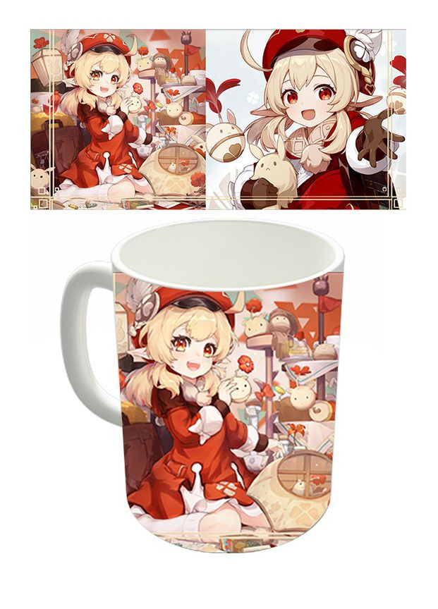 Чашка біла Клі Геншин імпакт (z0817) No Brand (327007319)