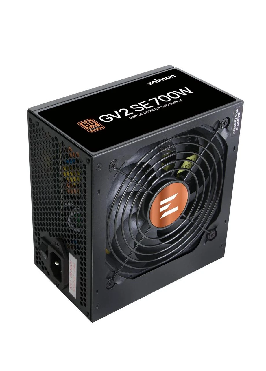 Блок живлення GV2SE (700W) 88%, 80+ Bronze, 120мм, 1xMB 24pin(20+4), 1xCPU(4+4 pin + 8pin), 4xMolex, 6xSATA, 4xPCIe Zalman (375193191)