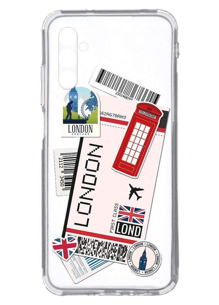 Прозорий чохол на Samsung Galaxy A34 5G/A346:: Подорожі. Лондон (принт 326) Creative (360673834)