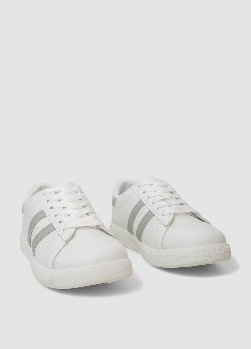 Кроссовки женские кожа Ager 248RL2420-4 белые демисезоны (340403038)
