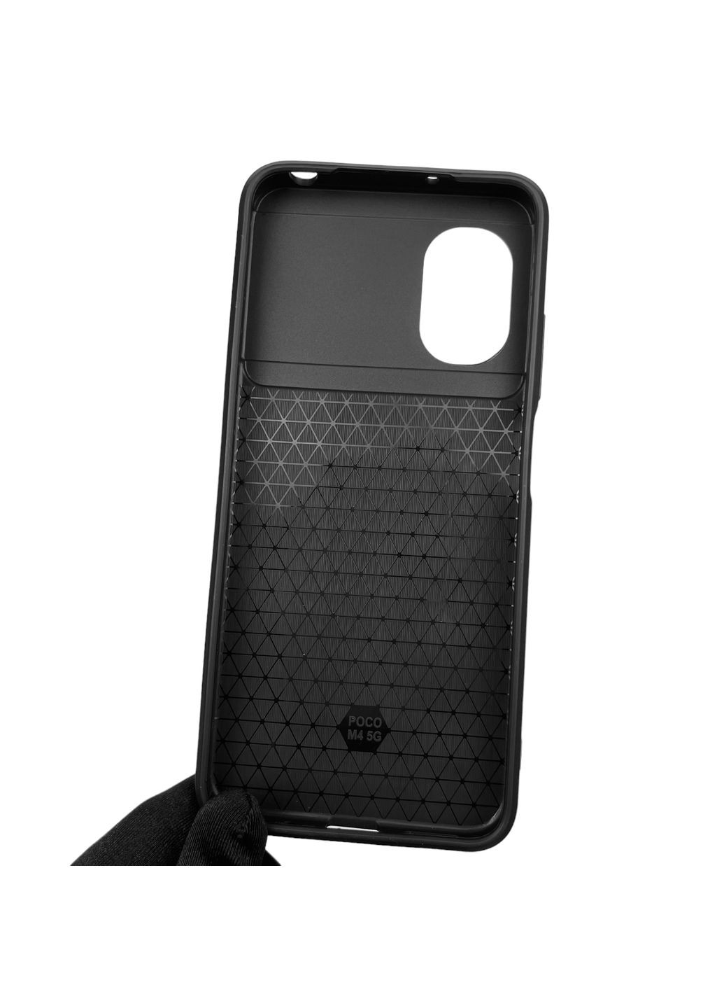 Чехол для POCO M5 бронированный с кольцом подставкой со шторкой на сяоми поко м5 чёрный rg1 Xiaomi (366020493)