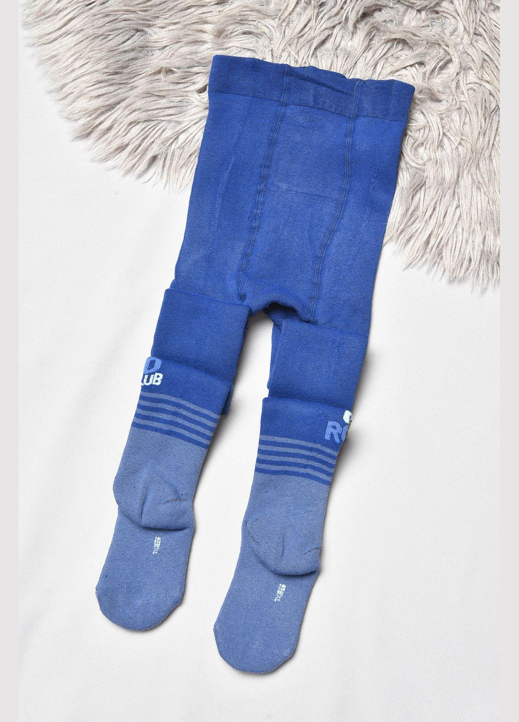 Колготы детские махровые для мальчика синего цвета Let's Shop (302947785)