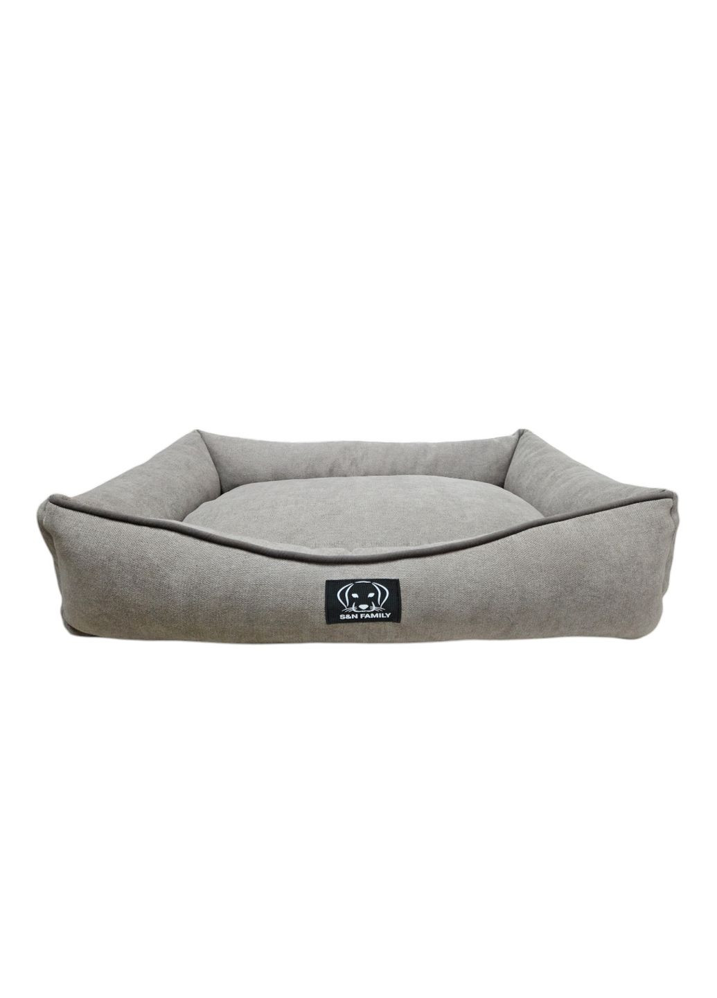 Лежанка 90х65х18см з текстилю для середніх собак "Cradle" (Бежевий) S&N Family (361204429)