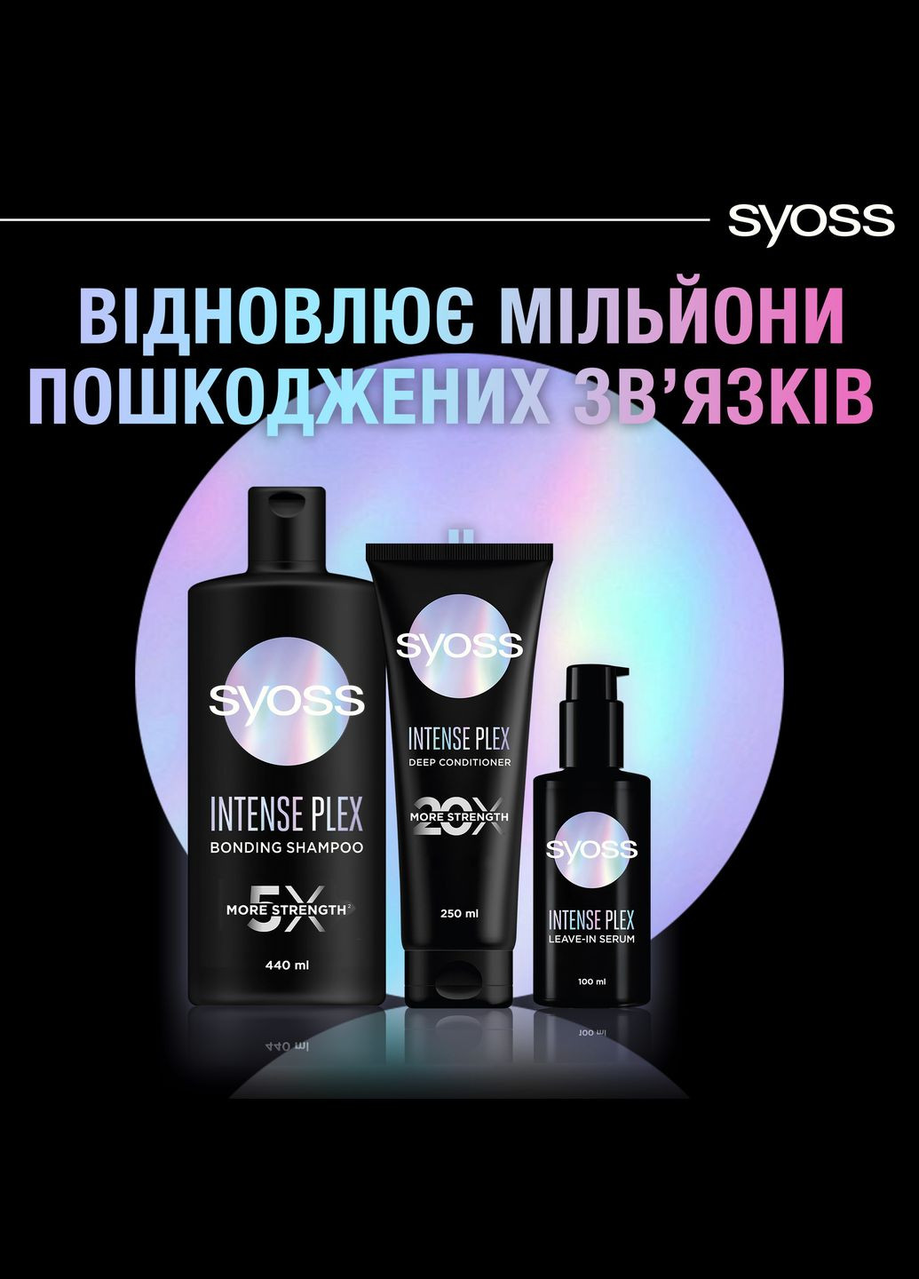 Кондиціонер Intense Plex, 250 мл Syoss 9000101731545.0 (331860415)