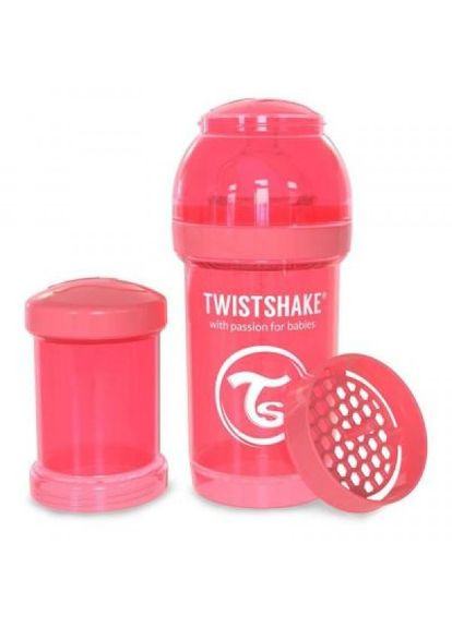Пляшечка для годування Twistshake антиколиковая 180 мл, персиковая (268143753)