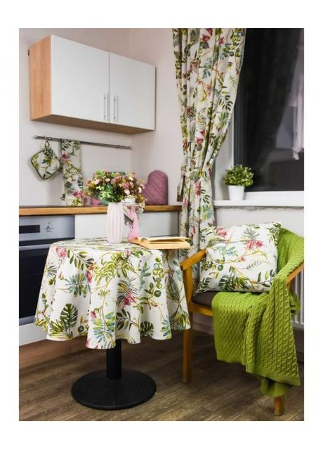 Скатертина кругла Villa 200 см Різнокольоровий (748) Прованс (361785034)