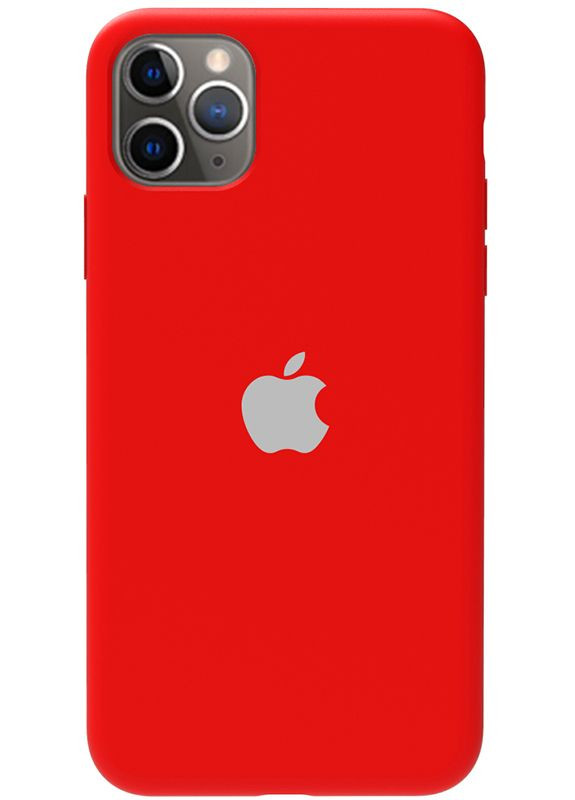 Чехол-накладка Silicone Full Protection Case Apple iPhone 11 Pro Max Red Toto (301780214)