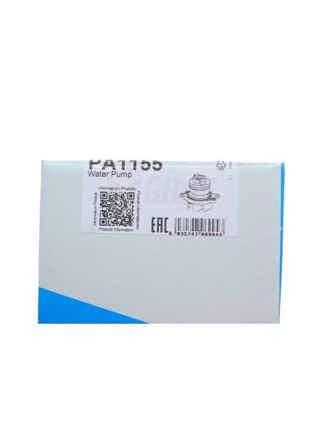 Помпа воды Fiat Panda/500/500С/Punto/Lancia Ypsilon 0.9 12- (B/B) (6 лоп) PA1155 UA63 Graf (345765935)