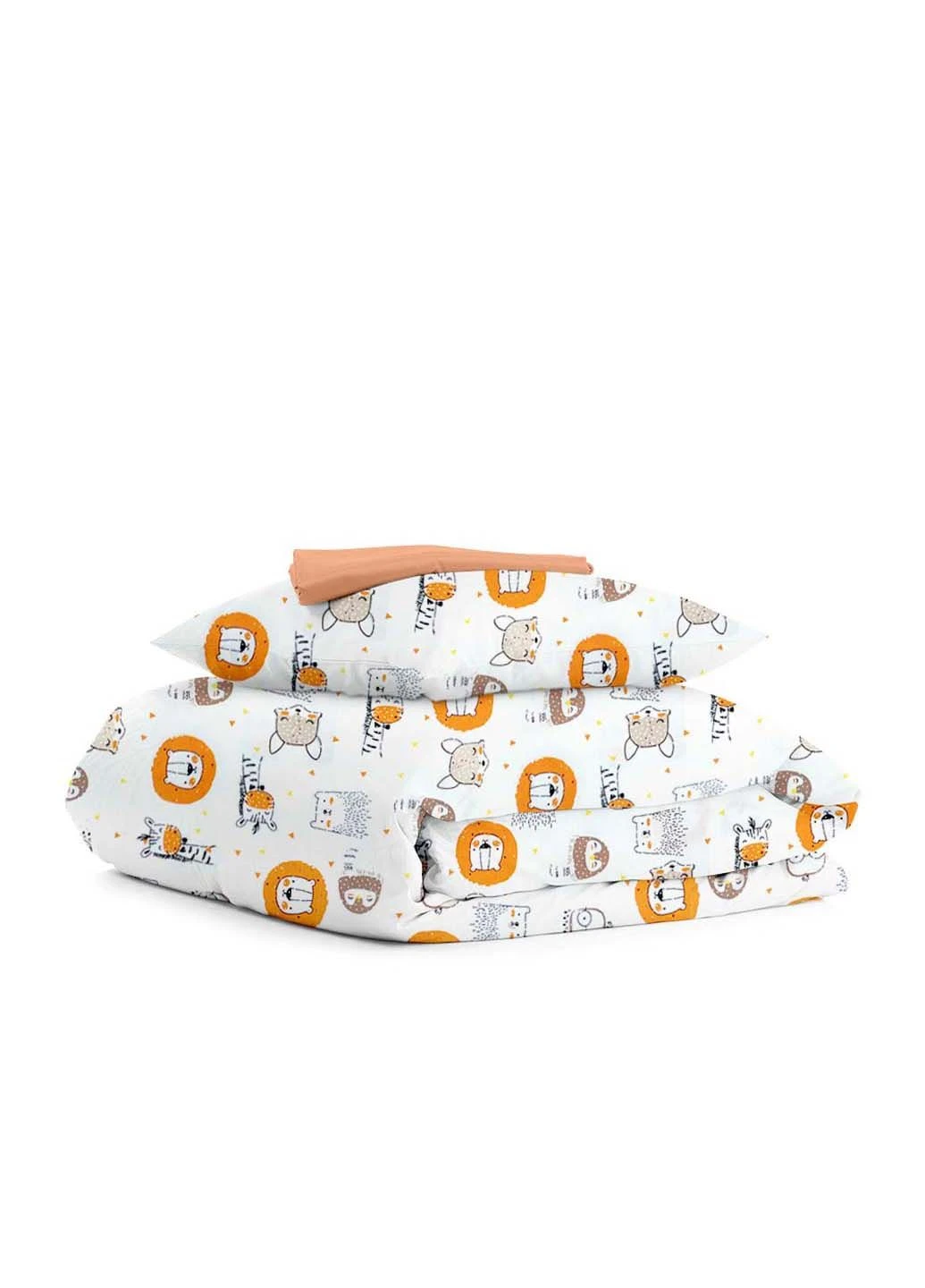 Подростковая постель с простыней на резинке Leo Giraffe 160х220 см Cosas (307369788)