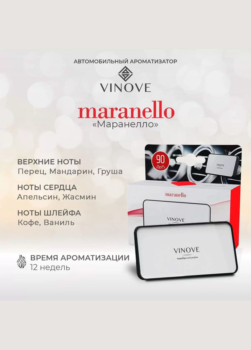 Ароматизатор в машину Маранелло ORIGINAL VINOVE (328606543)