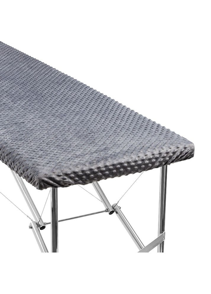 Плюшевий чохол для кушетки: дотс графіт, 80×220 см Elit-Lab (327876660)