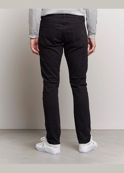 Черные демисезонные прямые джинсы HUDSON SLACK Ralph Lauren