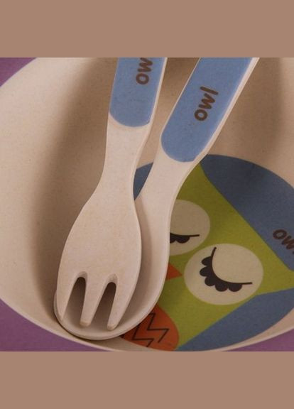 Дитячий набір посуду Совенок FS-8351 3 предмети Fissman (364757896)