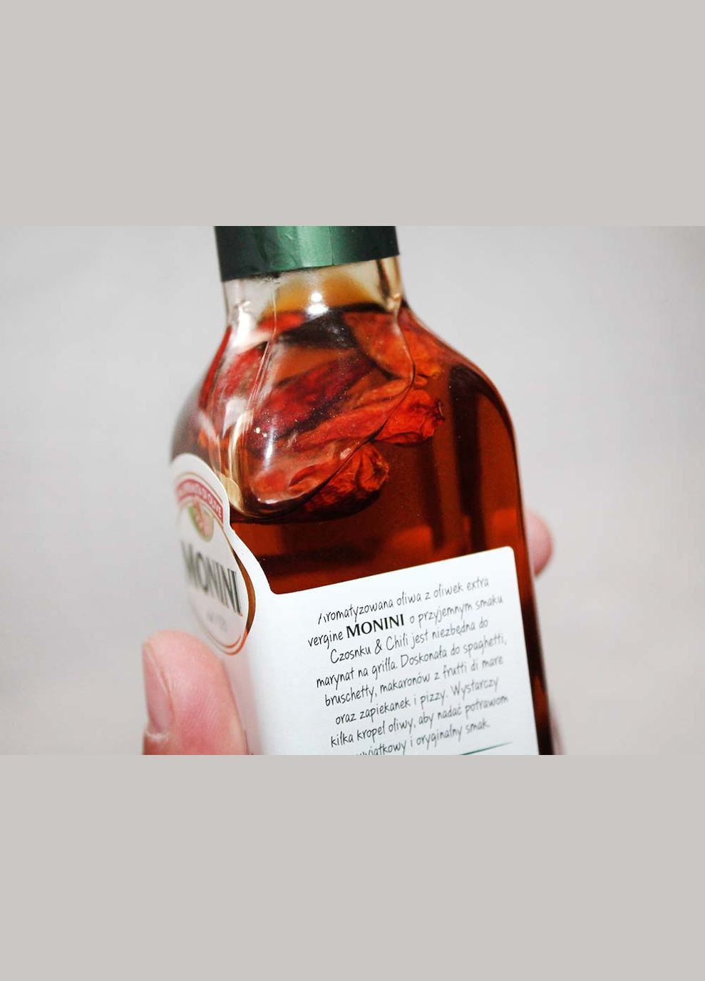 Олія оливкова Extra Vergine з часником і перцем чилі, 250 мл (Італія) Monini (351862613)