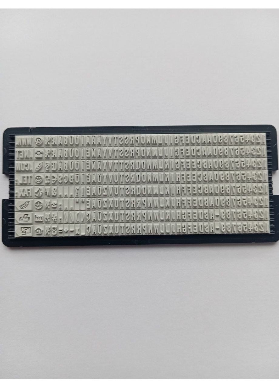 Штамп самонабірний на чотири рядки Англійською, Французькою та Іспанською мовою,виробник Trodat (365593477)