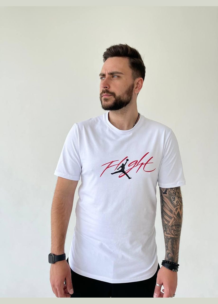 Футболка Jordan белая No Brand (356455586)