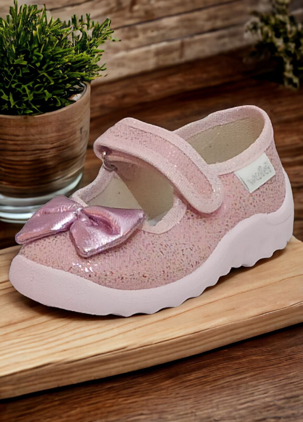 Дитячі ортопедичні тапочки капчики на липучці для дівчинки Waldi (327432066)