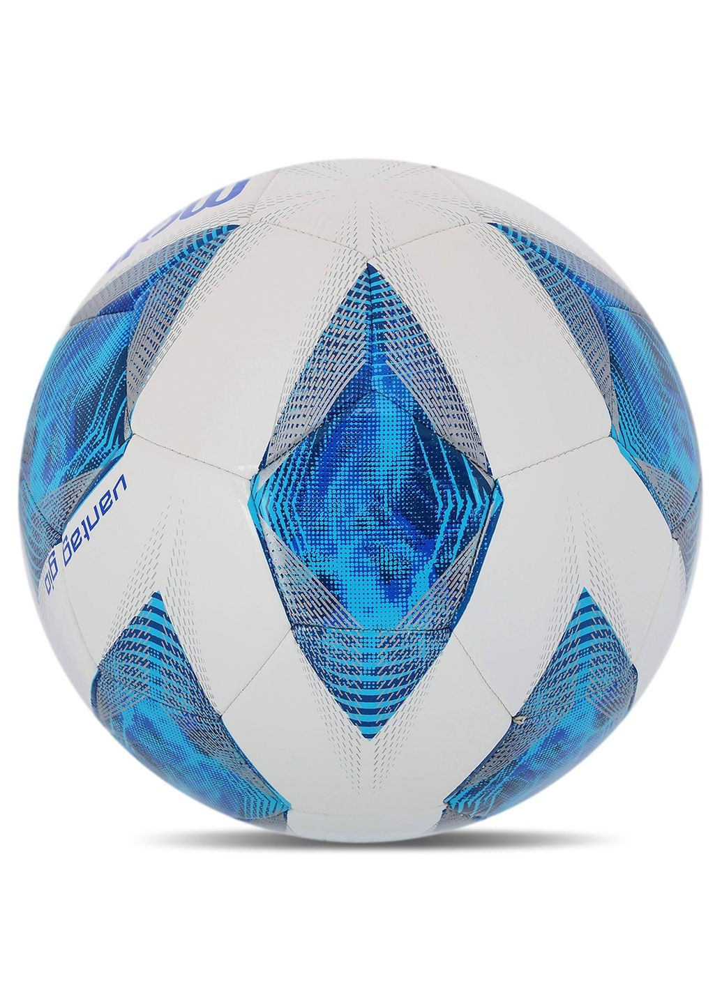 М'яч для футболу F4A1000 біло-синій (розмір 4) Molten (367617708)