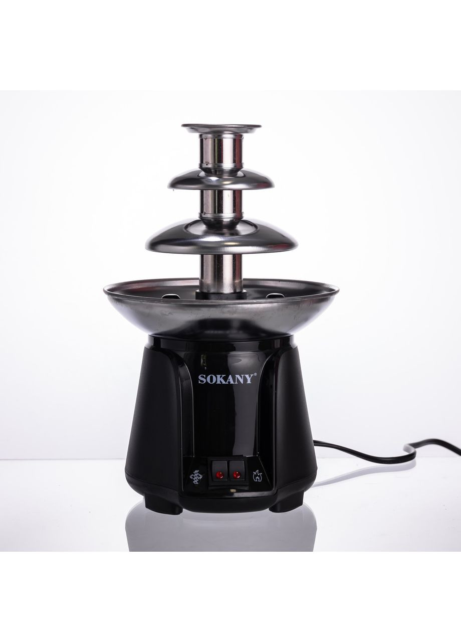 Шоколадный фонтан на 3 яруса фондю шоколадница шоколадная 60 Вт фонтанчик для вечеринки, свадьбы SK-07069 Yiwu (369446798)
