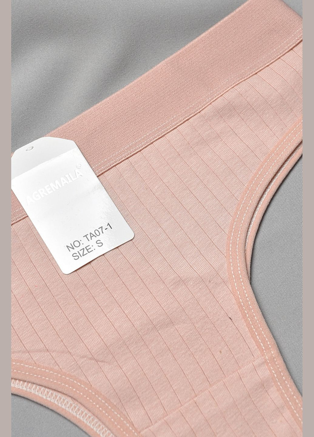 Трусы женские пудрового цвета Let's Shop (312374648)