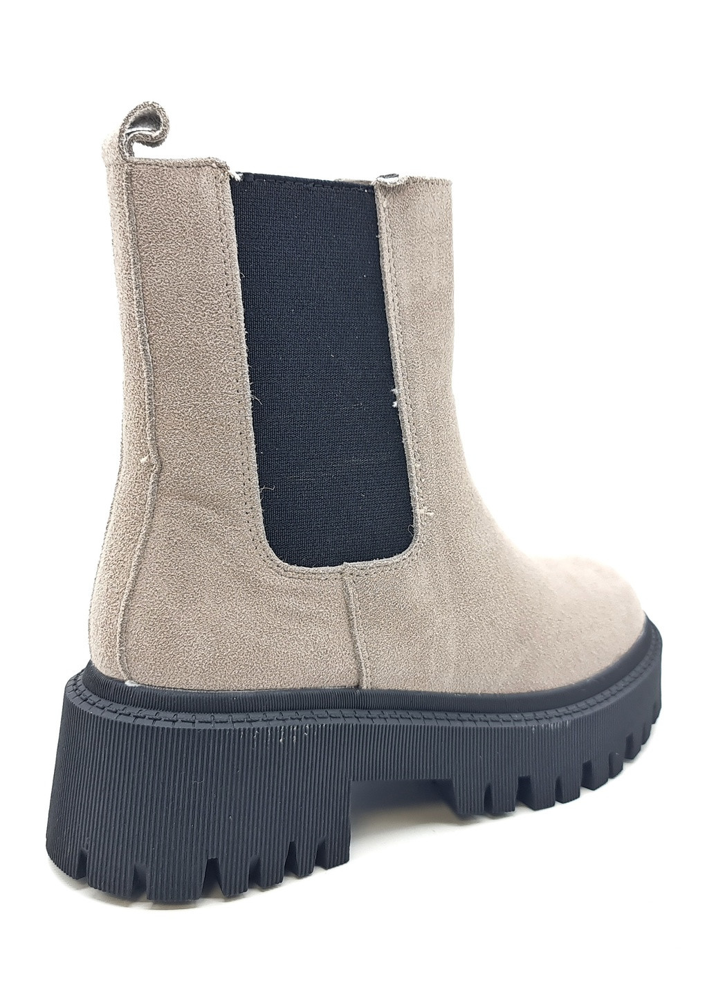 Осенние женские ботинки зимние серые замшевые ii-11-10 23,5 см (р) It is
