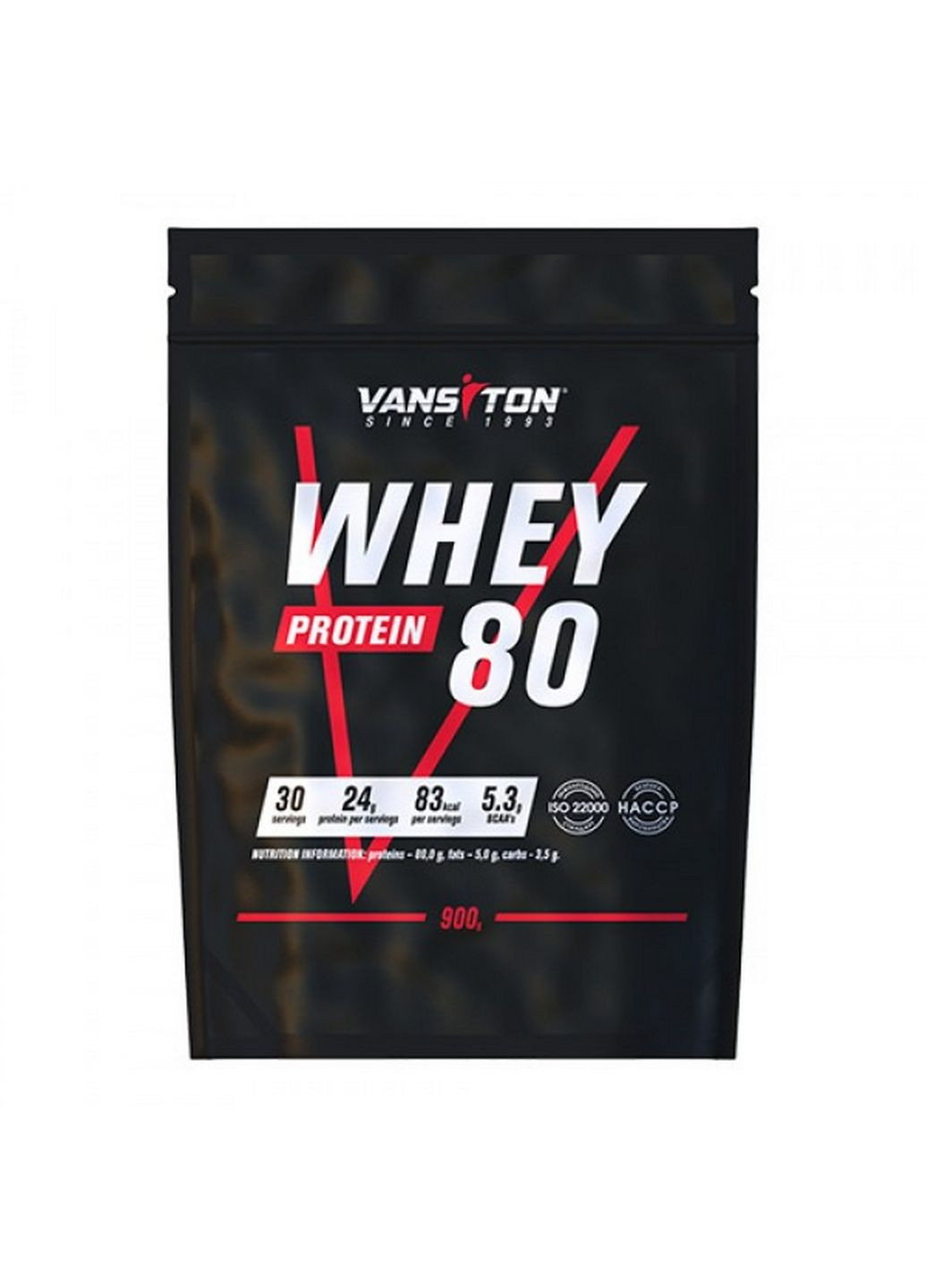 Протеин Whey Protein 80, 900 грамм Без вкуса Vansiton (293420250)