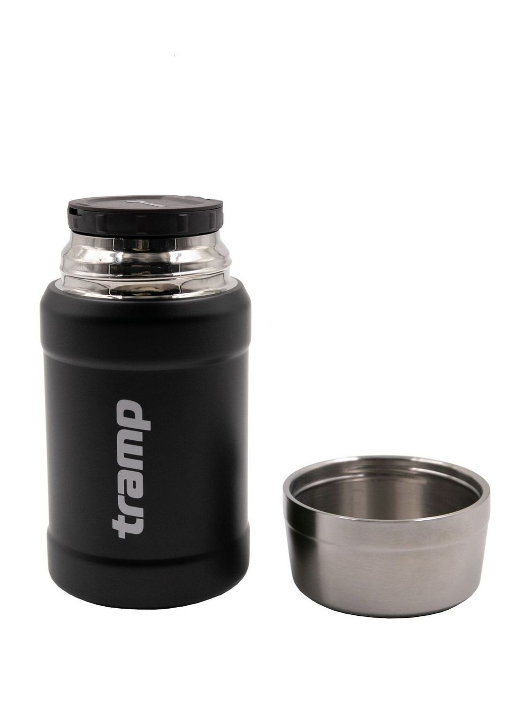 Термос харчовий 0,8 л у чохлі чорний (TRC-132-black) (UTRC-132-black) Tramp (317559356)