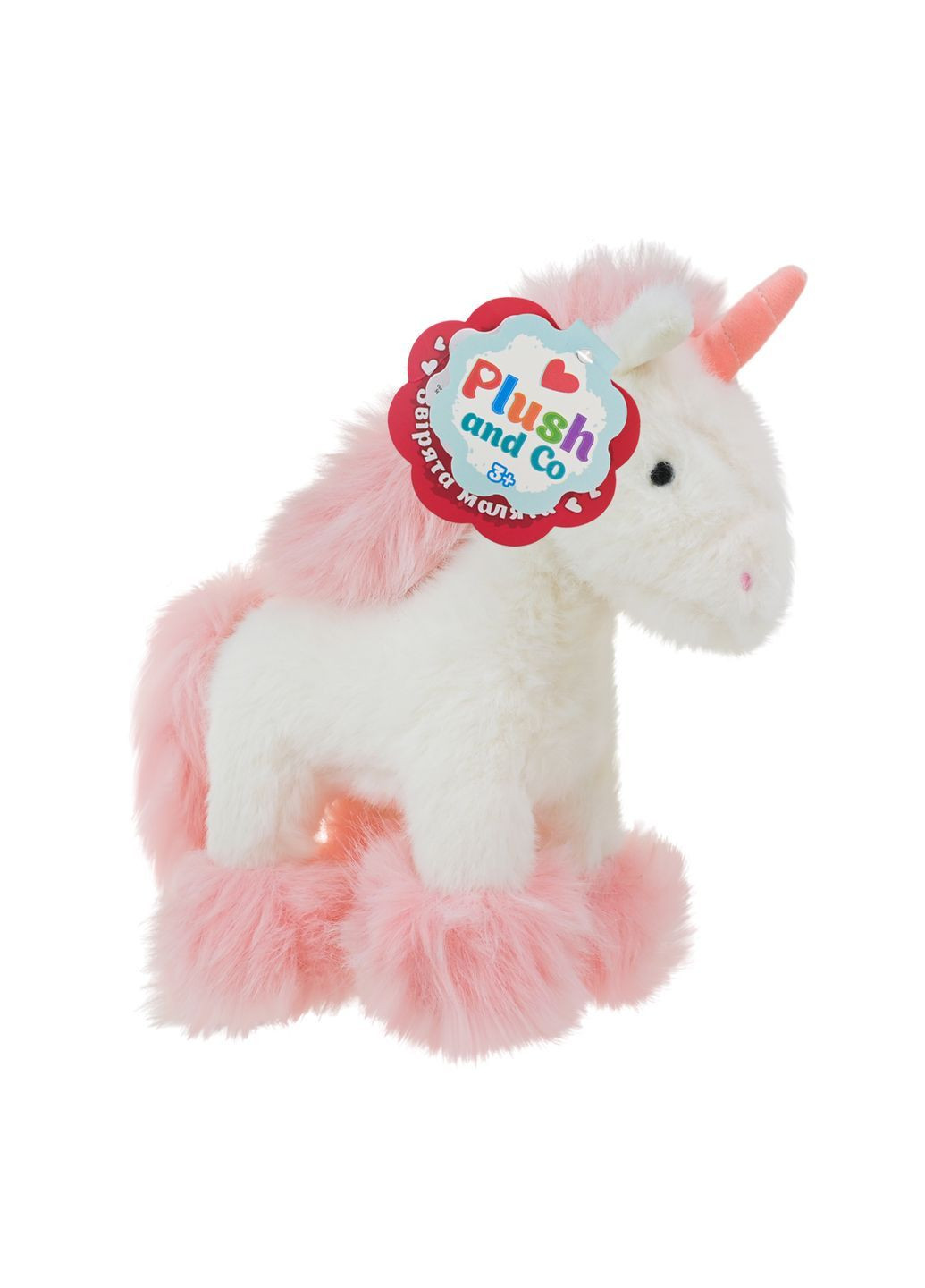 М'яка іграшка Єдиноріг рожевого кольору Plush and Co, 28 см - No Brand PLC25019 (371927665)