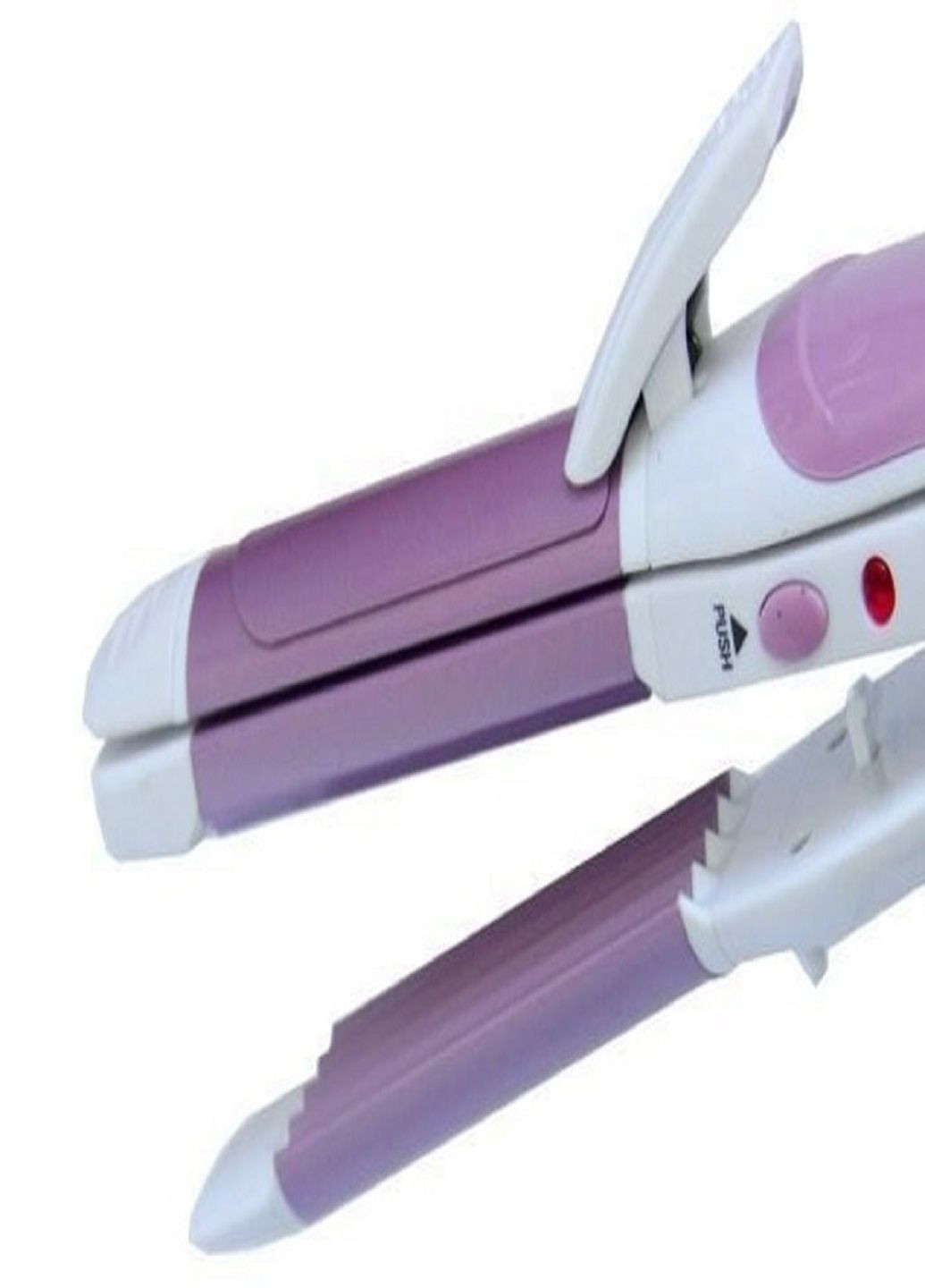 Многофункциональный стайлер для волос PM-1213 плойка 3в1 с керамическим покрытием Белый Promotec (302975437)