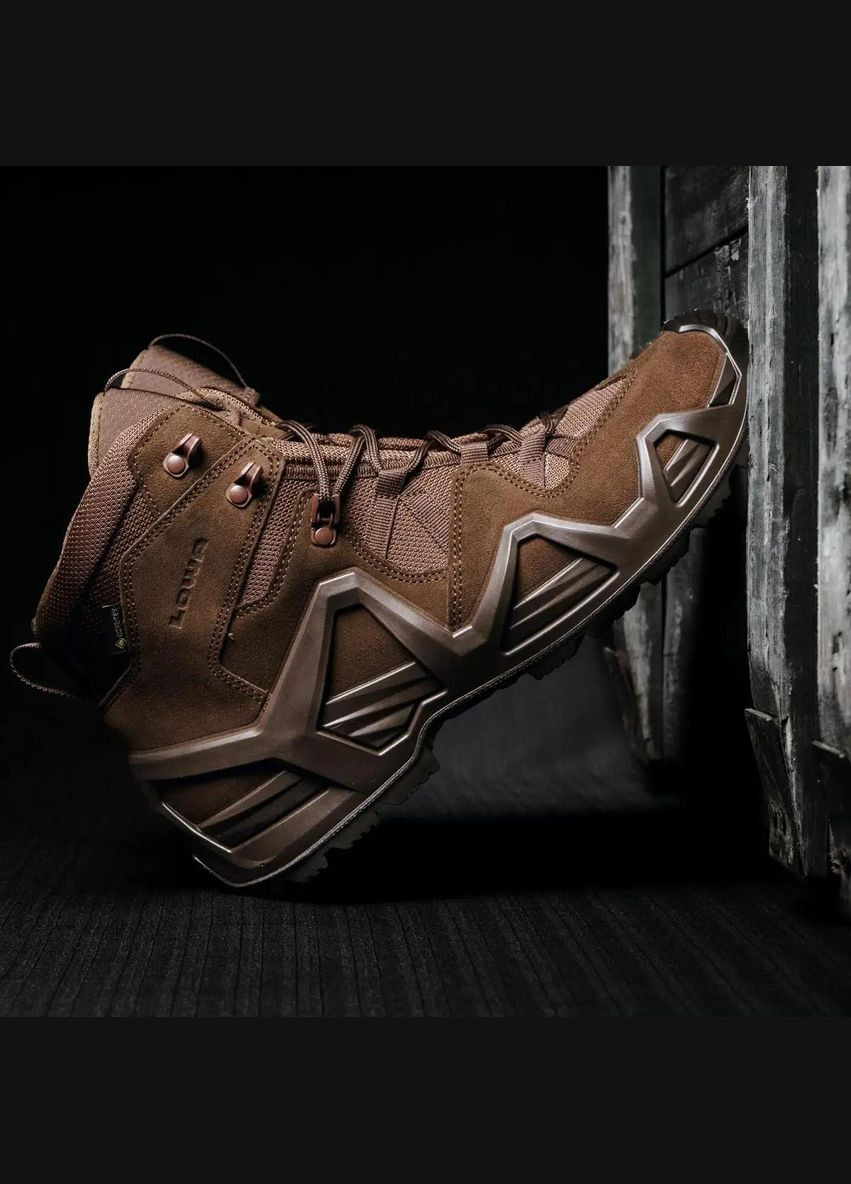 Черевики з Gore-Tex Zephyr MK2 GTX MID TF UK 10.5/EU Dark Brown Lowa (316320668)