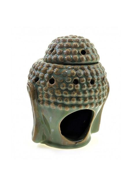 Аромалампа керамічна "Будда" зелена (14х10,5х11 см) No Brand (317041974)