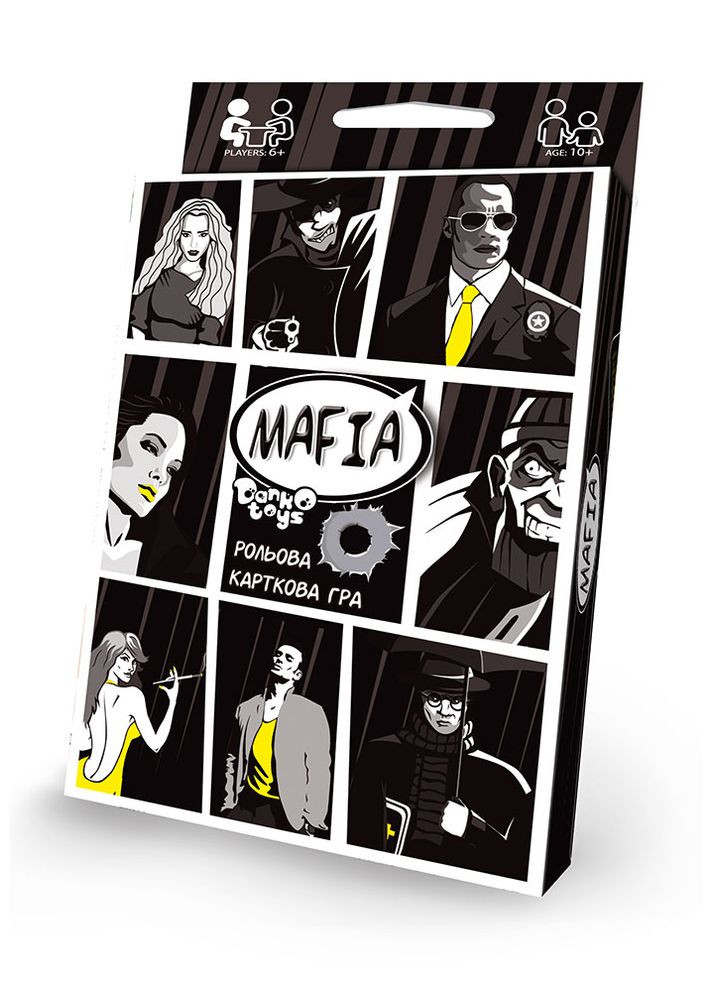 Минигра "Мафия" DT G52U, в коробке (4823102804118) Danko Toys (292708992)