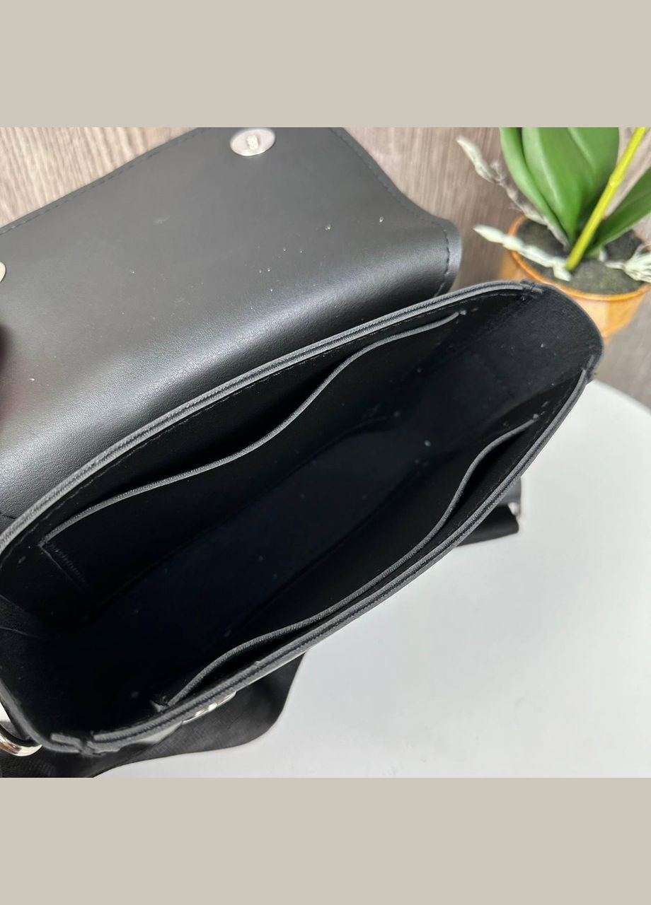 Жіноча замшева сумка чорна No Brand (298997488)