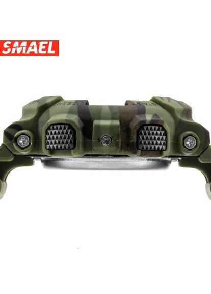 Чоловічий спортивний камуфляжний смарт-годинник 8013 smart watch, наручний спортивний годинник воєнний армійський Smael (308047315)