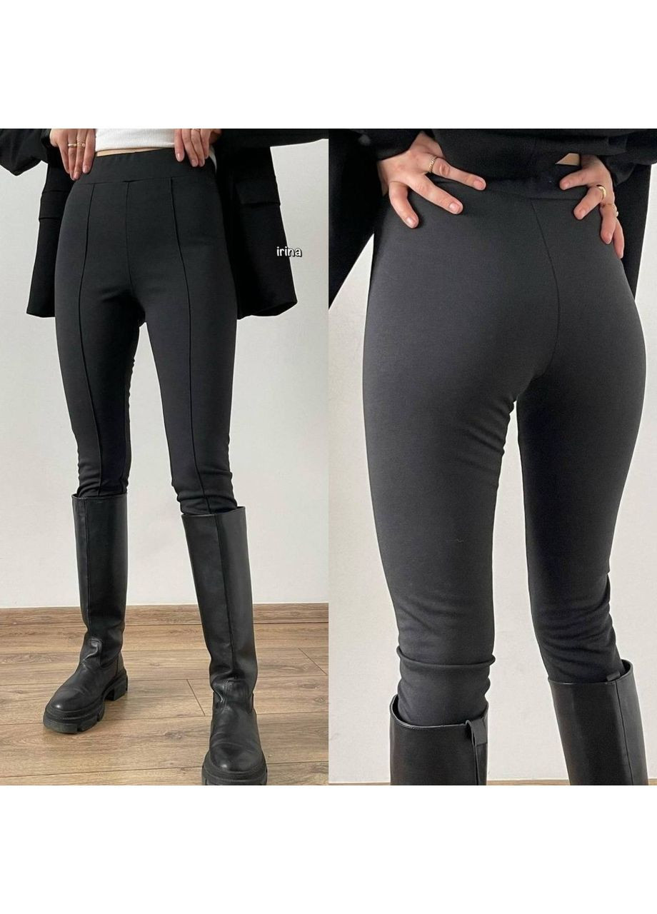 Базові теплі лосини з трикотажу на флісі No Brand (364959154)