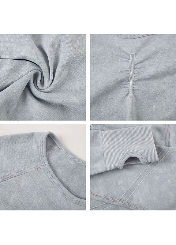 Спортивный комплект для фитнеса рашгард и леггинсы с push-up эффектом, Шоколад, No Brand First (323168384)