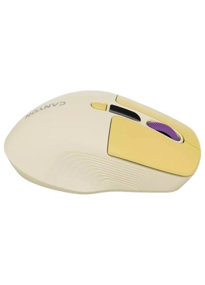 Мишка Canyon (CNS-CMSW26Y) VAG MW-26 LCD Silent Wireless/Bluetooth Yellow (366650874)