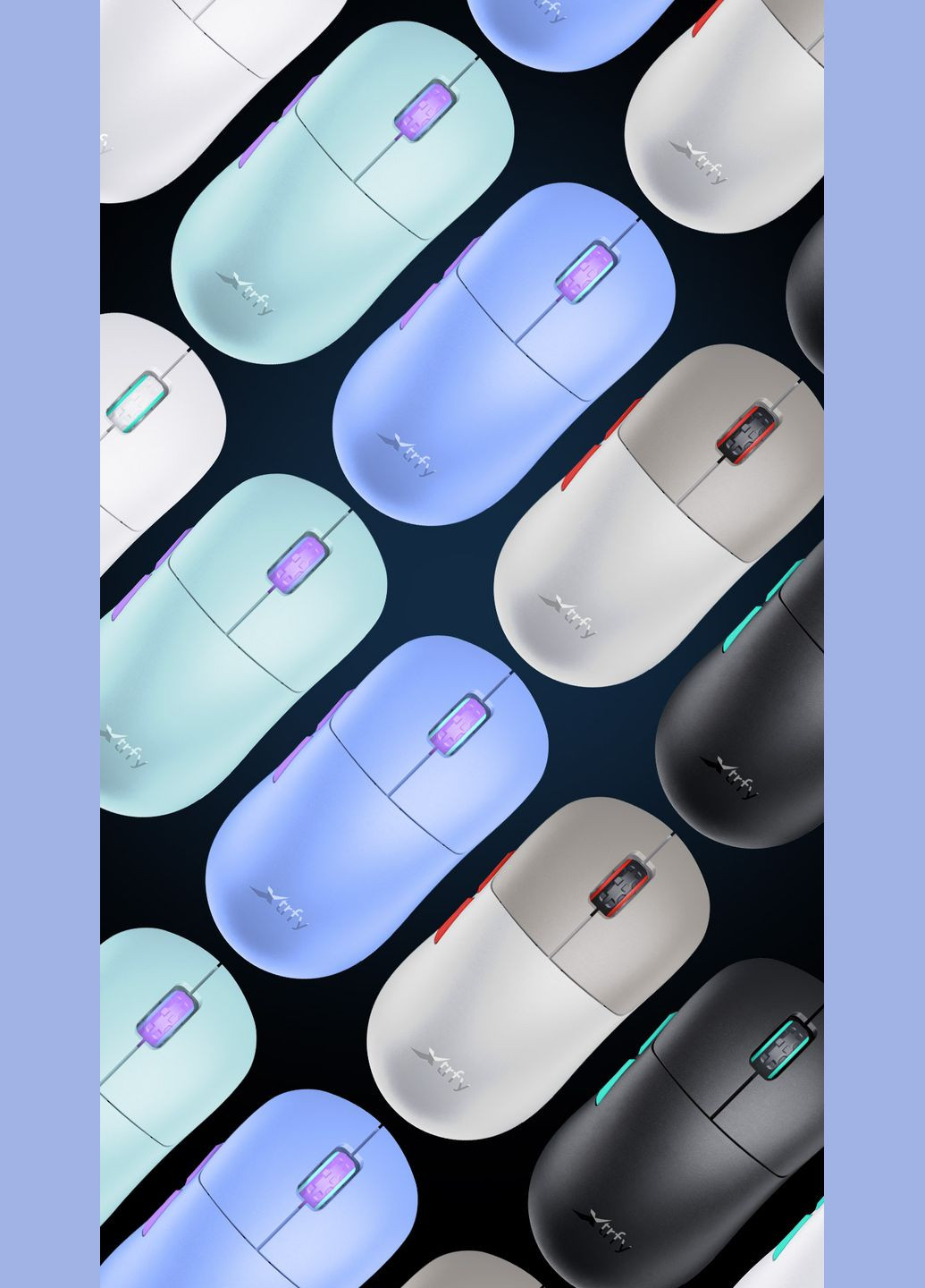 Миша M8 WIRELESS Frosty Purple Xtrfy (315602800)