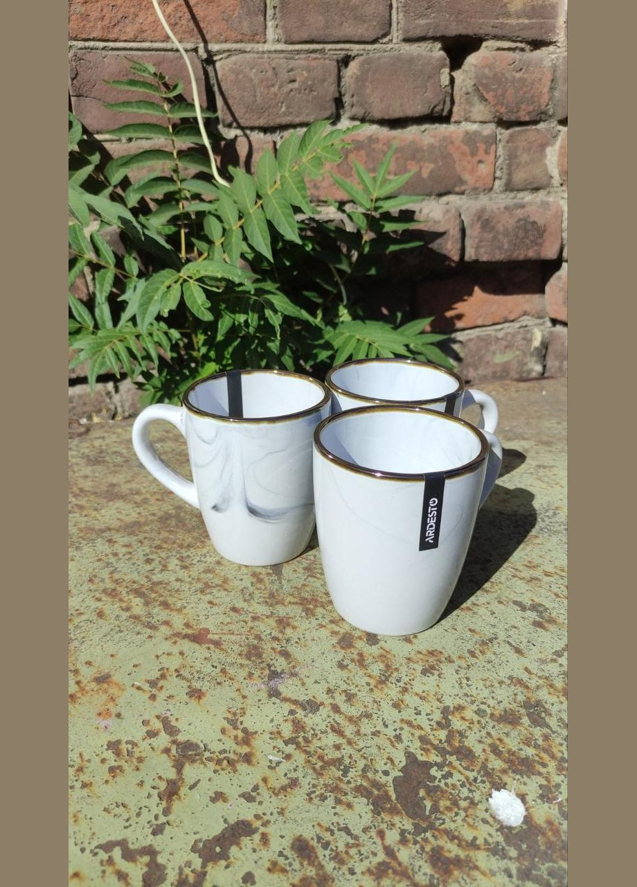 Сервиз Marmo MRW 30 предметов белый Ardesto (342117578)