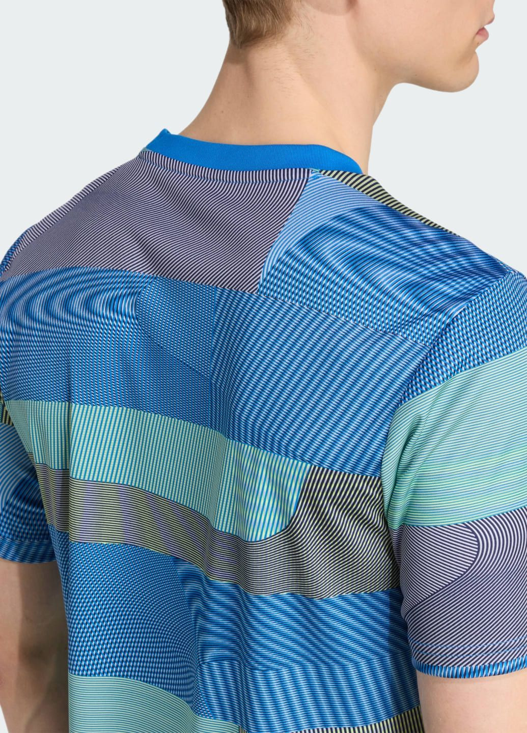 Синий демисезонный спортивный лонгслив adidas с логотипом