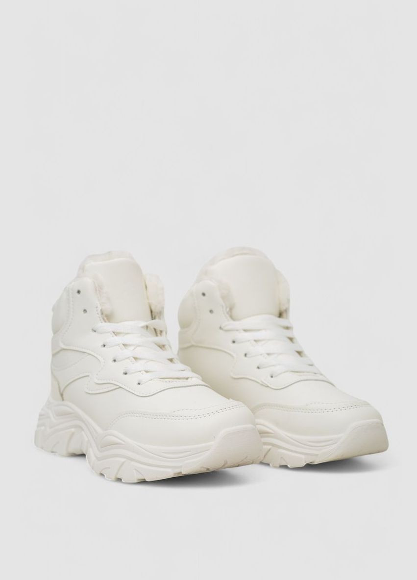 Кросівки жіночі зимові на хутрі, 248RDM07 Ager білі зими (360857964)