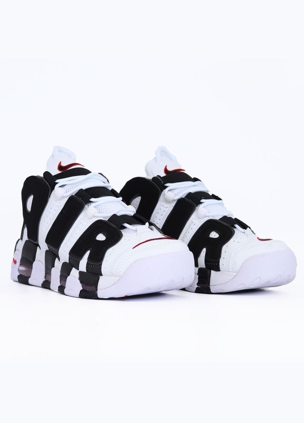 Кросівки чоловічі і жіночі Nike Air More Uptempo black white | Найк аір мор Уптемпо чорні білі No Brand чорно-білі всесезони (307288677)