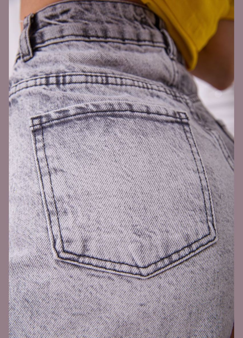 Жіночі джинсові шорти, сірого кольору, Ager (288751580)
