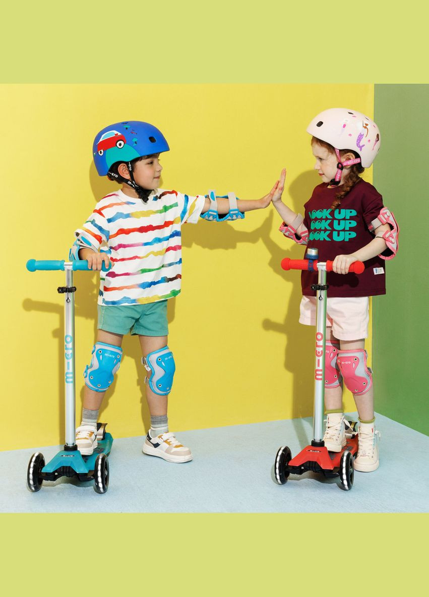 Защитный комплект налокотники и наколенники размер S синий () Micro AC5474 (333299134)