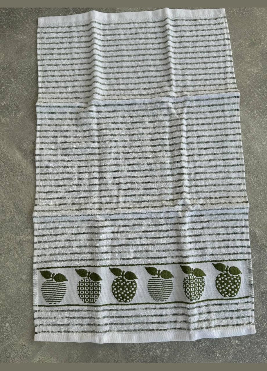 Набор полотенец махровое для кухни 40x60 см в упаковке 6 шт No Brand комбинированный