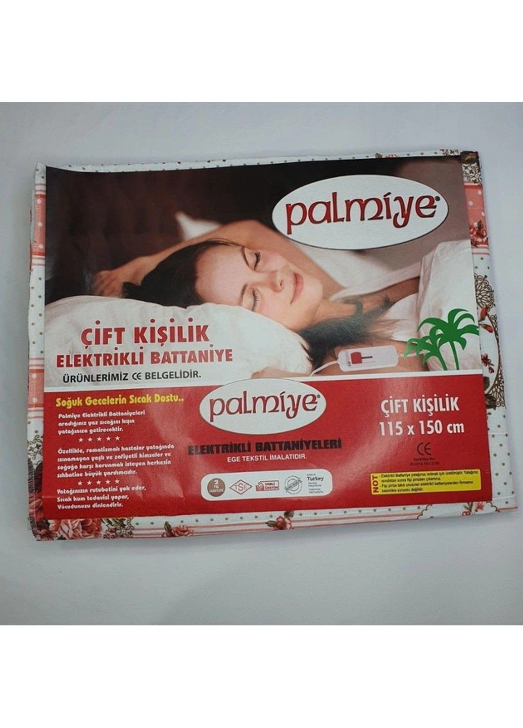 Електричне простирадло Palmiye 115х150 (з підігрівом) No Brand (331640385)